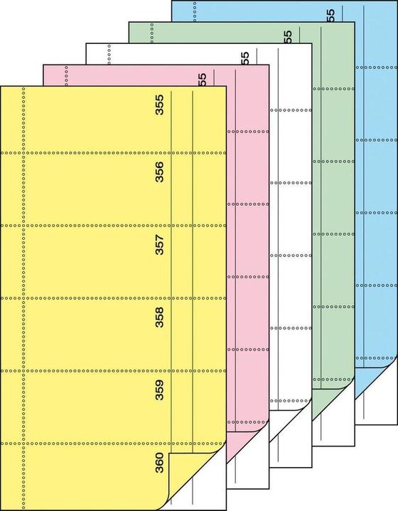 Nährwerte und Zutaten Sigel Bonbuch, 5x 360 Abrisse (120x)