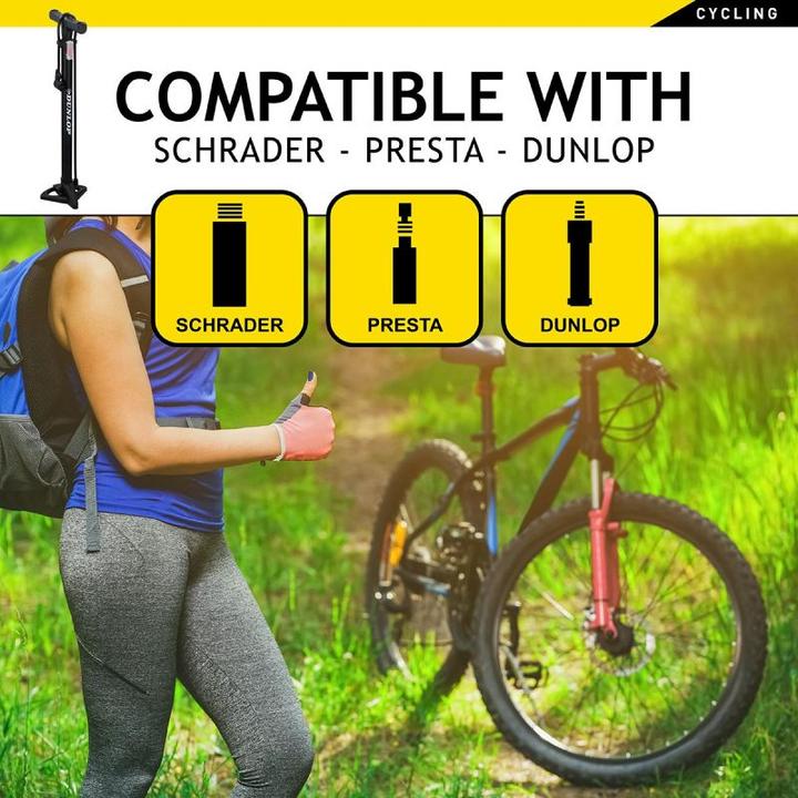 Immagine prodotto Dunlop Pompa da pavimento per biciclette