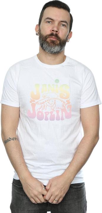 Immagine prodotto Janis Joplin Pastel Logo Maglietta Uomo (3XL)