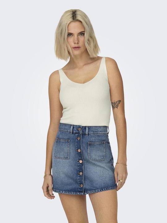 Actual product image JdY V-neck top without sleeves (L)