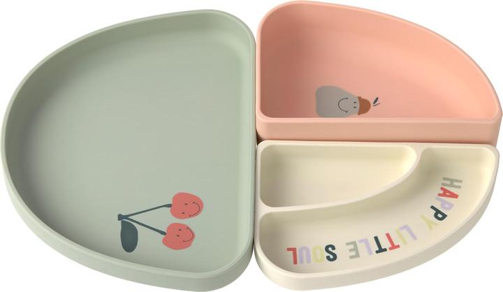 Lässig Kinderteller & Breischalen Silikon Trennschalen Set Section Dish Set