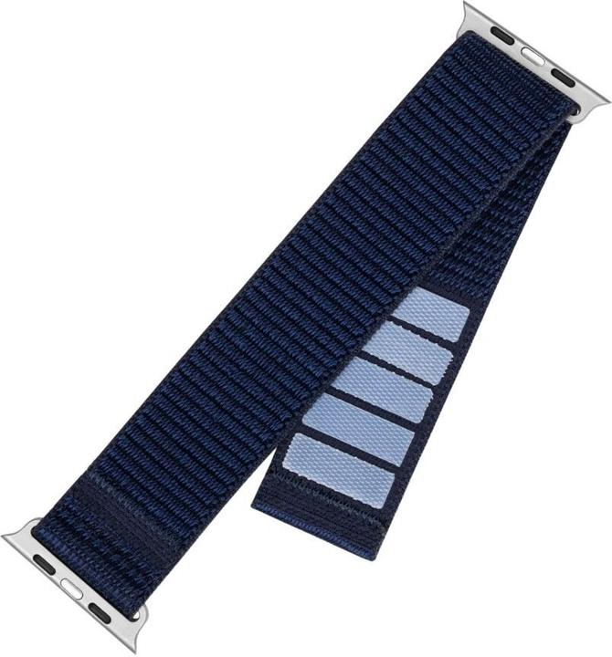 Image du produit Fixed Apple Watch Ultra 49mm - Bracelet en nylon, bleu foncé