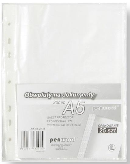 Produktbild Penword Schutzumschlag A5 20 mic 25 Stk
