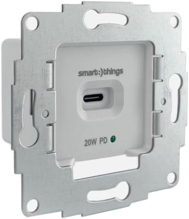 Produktbild smart things sCharge 30W Unterputz Netzteil sC30-EU C mit USB-C/C Kabel (30 W, 1 Port)