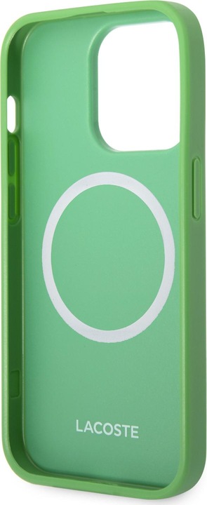 Image du produit Lacoste LCHMP14LPVCN iPhone 14 Pro 6.1" zielony/green étui rigide Iconic Petit Pique MagSafe (Apple iPhone 14 Pro)