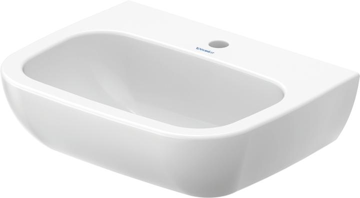 Immagine prodotto Duravit Lavabo D-CODE MED o ÜL m HLB 550x430mm 1 foro per rubinetto bianco (430 mm, 550 mm)