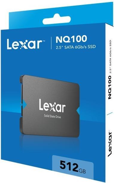 Immagine prodotto Lexar Hard drive SSD NQ100 2.5" SATA III SSD 512GB (512 GB, 2.5")