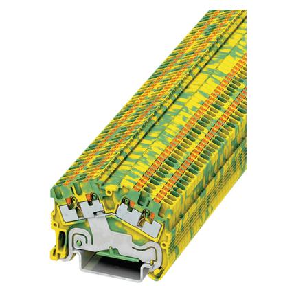 Phoenix Contact Verde 3214644 Morsettiera 4 Giallo, Cavo + Spina Elettrica,