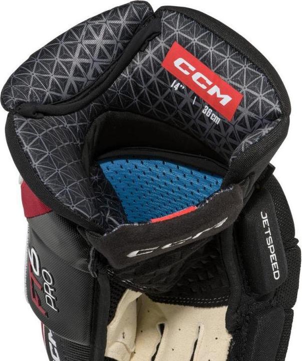 Produktbild CCM JetSpeed FT6 PRO SR Hockeyhandschuhe (13"/33 cm, Dunkelblau (Marine)/Weiss (68)) (13)