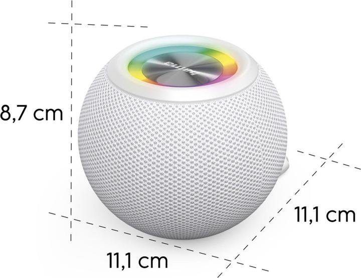 Actual product image Hama Ball Shape Speaker (10 h, Rechargeable battery operated)