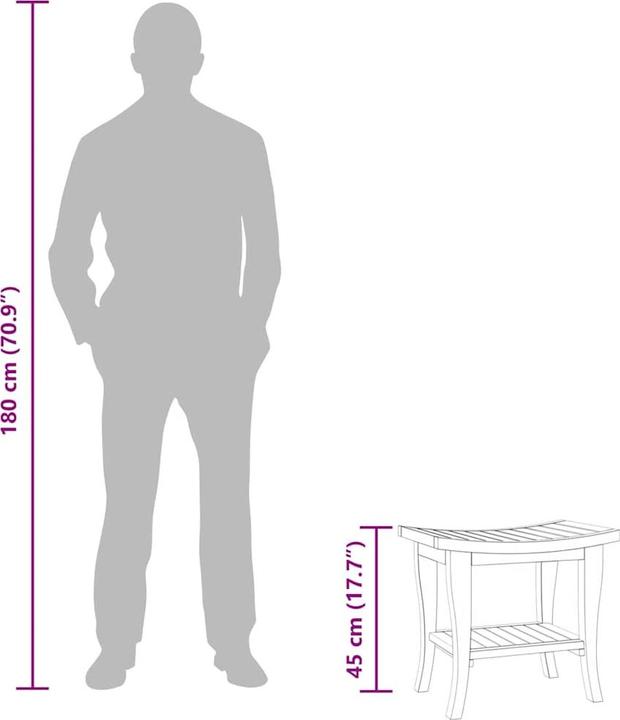 Image du produit vidaXL Bad Beistelltisch