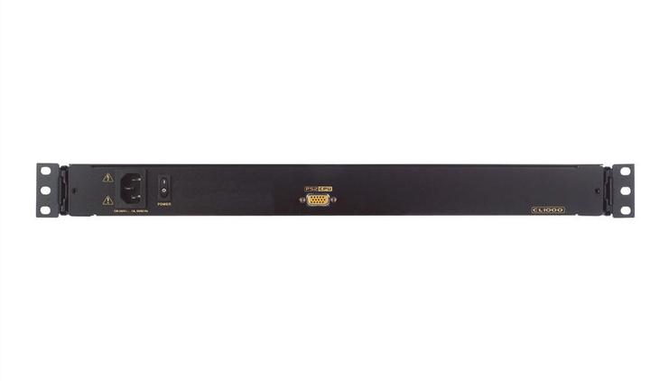 Image du produit Aten CL1000M CH Single Rail Console LCD 17", 19" 1U, disposition CH (PS/2-USB, VGA)