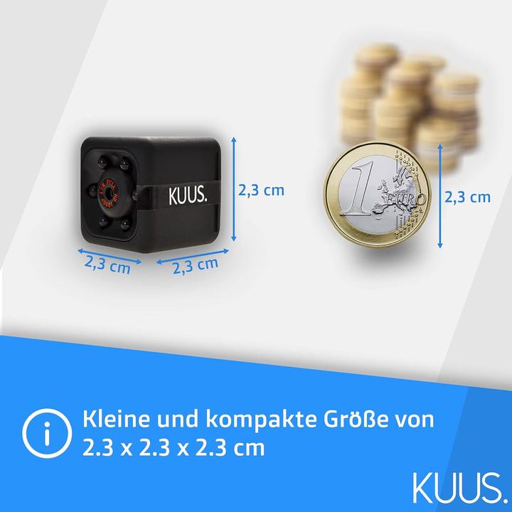 Image du produit Kuus. Mini caméra de surveillance, intérieur (1920 x 1080 Pixels)