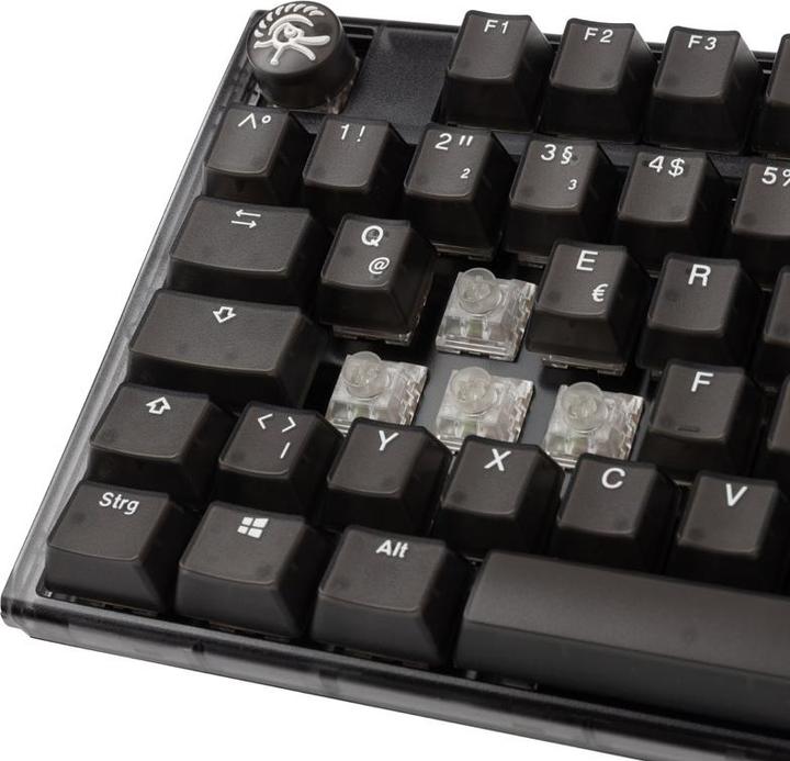 Produktbild Ducky One 3 Aura Black Gaming Tastatur, RGB LED - Kailh Jellyfish Y (DE, Kabelgebunden)