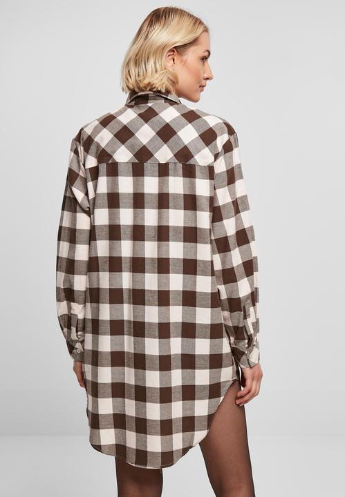 Produktbild Urban Classics Ladies Oversized Check Flannel Shirt Dress (XS)