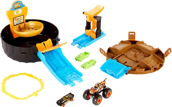Actual product image Hot Wheels Monster Trucks Stunt Tire Play Set