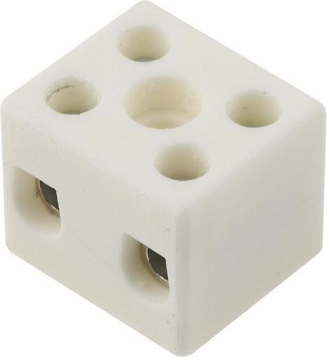 Produktbild RS PRO Klemmleiste Keramik 2 Durchgänge 57A