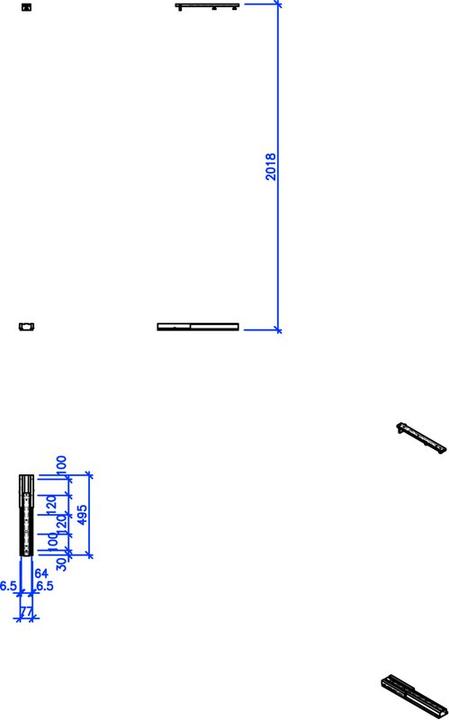 Produktbild Peka Metall Einfachauszug Single Hochschrank Standard
