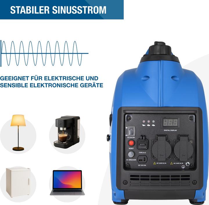 Image du produit Hyundai Inverter-Stromgenerator HY2300Si D CH (2200 W)