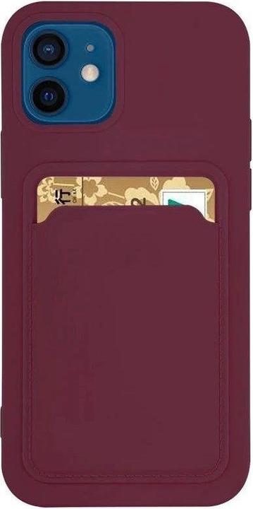 Actual product image Hurtel Card Case Silicone Wallet Case With Card Slot Documents For Samsung Galaxy S21 + 5G (S21 Plus 5G) Bu (Samsung Galaxy S21 5G)