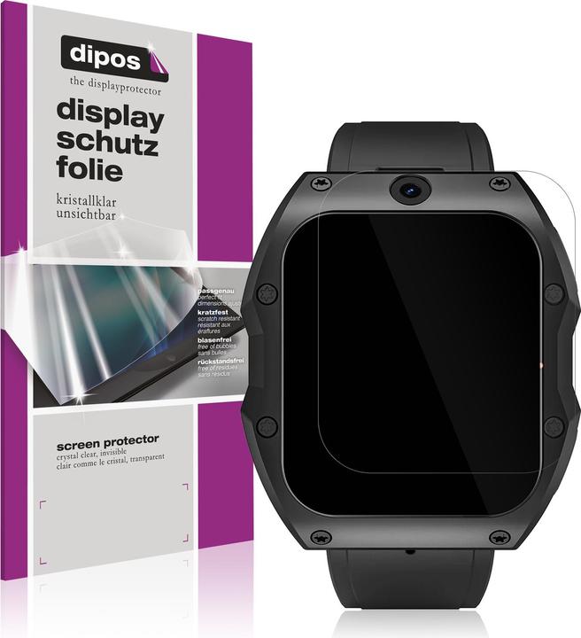 Dipos Schutzfolie Klar für Rogbid Model X Smartwatch