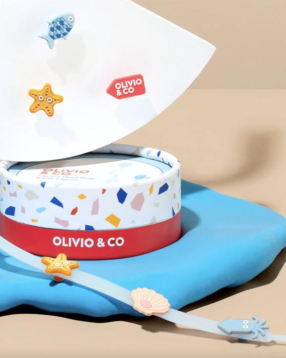 Immagine prodotto Olivo & Co Sonnenbrille Kette aus Silikon-blau