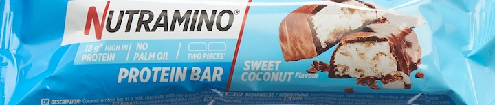 Actual product image Nutramino Protein bar noix de coco (Coconut, 1 pcs., 55 g)