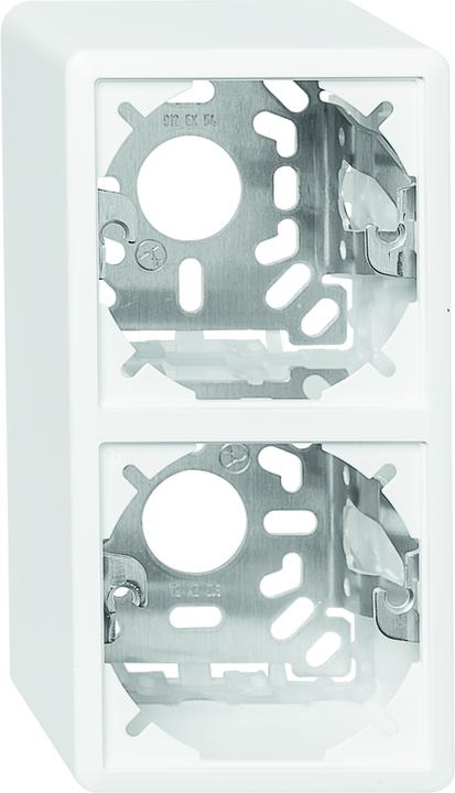 Produktbild Feller EdizioDue Gehäuse +Befestigungsbügel für FX Gr.2x1 AP H54