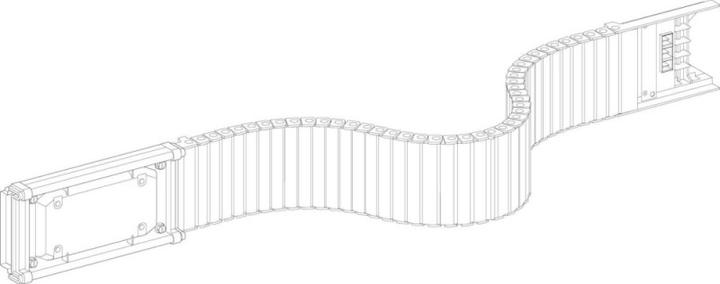 Produktbild Schneider Electric SE KNT100DF410 Biegs.Schienenkasten 100A 1M (Verteiler)
