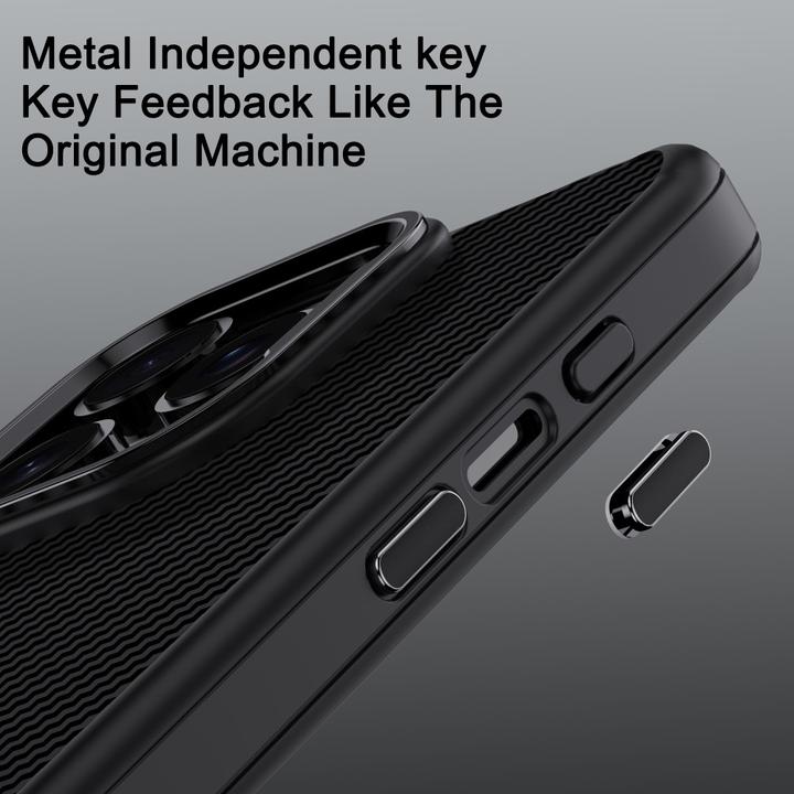 Actual product image iPaky Carbon fibre case (Apple iPhone 16 Pro)