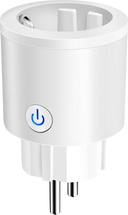 Productafbeelding Platinet slim stopcontact WiFi Tuya, wit (454739)