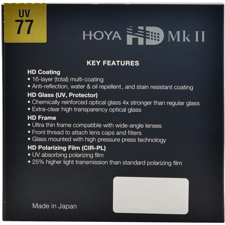 Actual product image Hoya HD Mk II UV Filter (62 mm, UV filter, 62 mm)