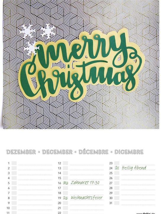 Produktbild Folia Dauerkalender (A4)