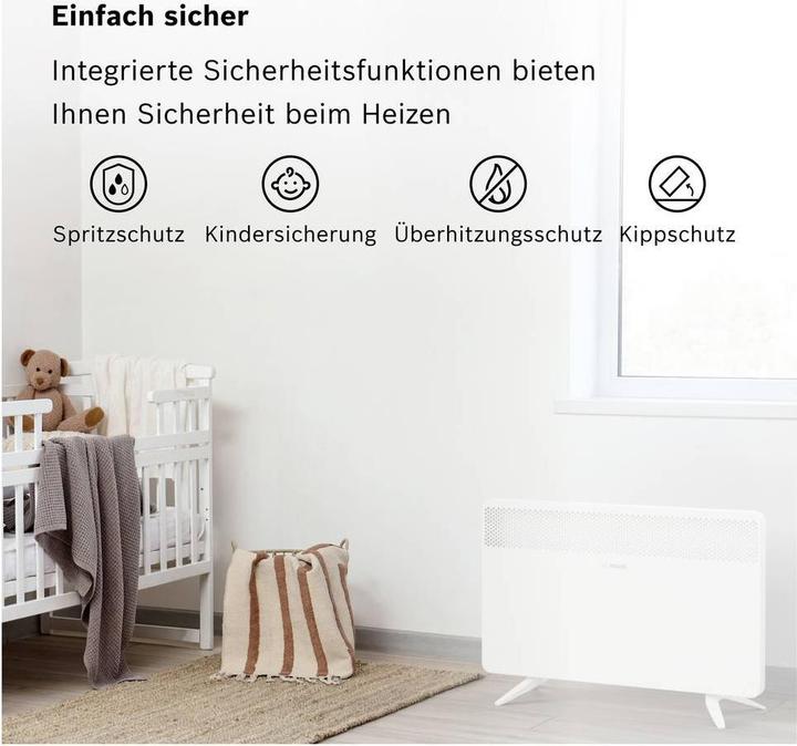 Image du produit Bosch Hausgeräte Heat Convector HC 4000-20 Thermotechnik Heat Convector HC 4000- (2000 W)