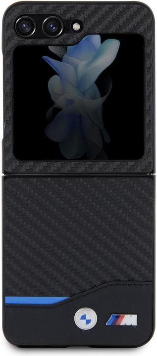 Actual product image BMW M Collection Carbon Case for F731B Samsung Galaxy Z Flip5 - black (Samsung Galaxy Z Flip5)