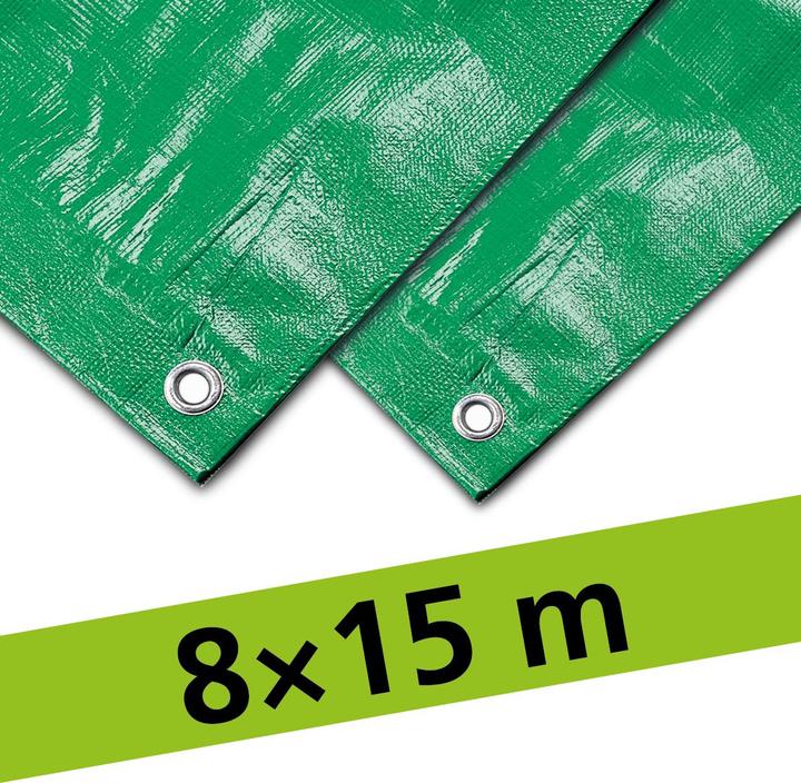 Actual product image Keller Fahnen Allzweckblachen 8x15 m green 2.0 200 g/m2 (8 x 15 m)