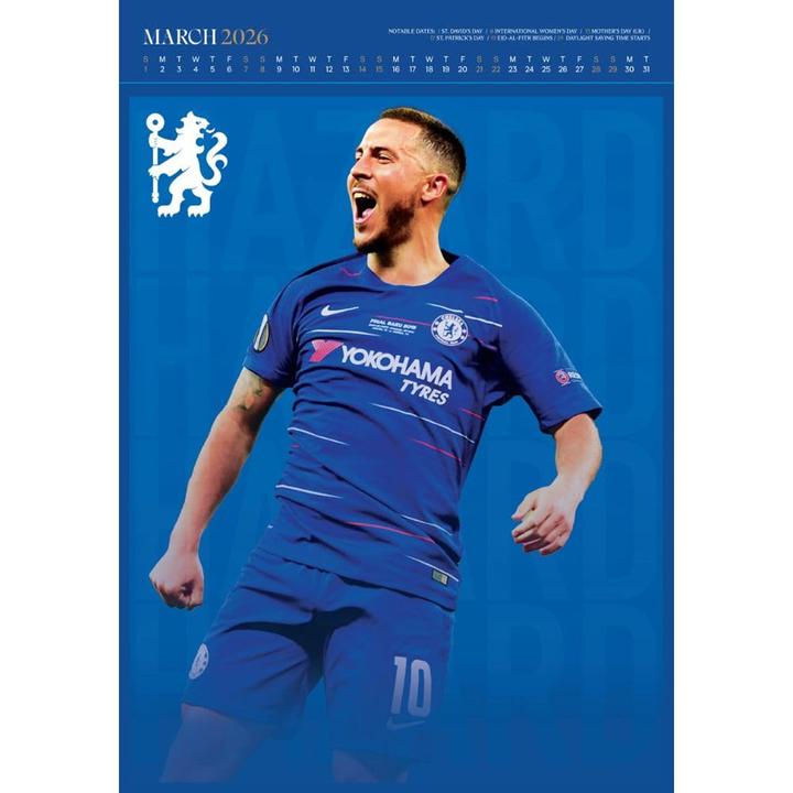 Produktbild Chelsea FC 2026 WappenWandkalender (A3)