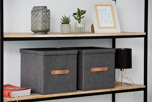 Actual product image Store it Cube organiser box with lid (30 cm, 27 l, 1x)