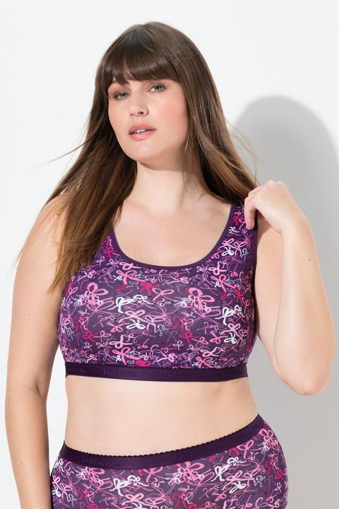 Actual product image Ulla Popken Ulla-la! Stretch Cotton Wirefree Leisure Bra (42 A, 44 A)