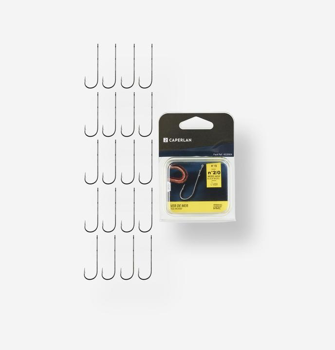Produktbild Caperlan Haken mit Oehr Wurmhaken
