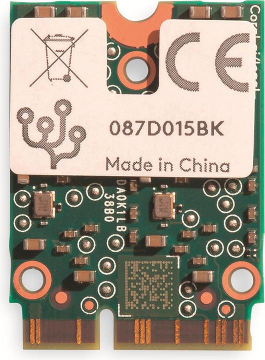 Actual product image Google Coral M.2 Accelerator with Dual Edge TPU