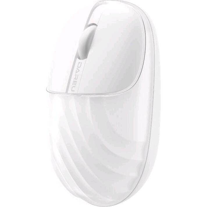 Dareu LM135G Wireless Mouse White (Kabelgebunden), Maus, Weiss