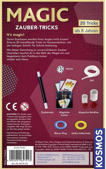 Actual product image Kosmos Magic tricks