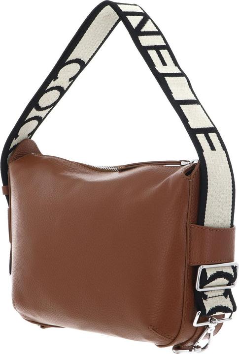 Actual product image Coccinelle Gretel Ribbon Crossbody Bag Grained Leather