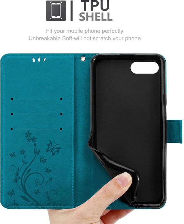 Actual product image Cadorabo Flower Book Cover (Honor 10)