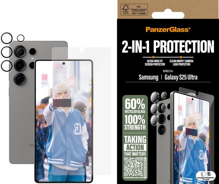 Produktbild PanzerGlass ® 2-in-1 Set Samsung Galaxy S 2025 Ultra (1 Stk., Samsung Galaxy S25 Ultra)