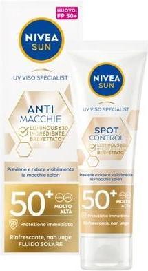 Produktbild NIVEA SUN Luminous Face Sunscreen SPF50 40ml (Sonnencreme Gesicht, SPF 50, 40 ml, 40 g)