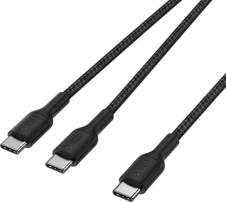 Image du produit Belkin BOOSTCHARGE Pro 140W 1,5m USB-C Kabel schw. CAC004hq1.5MBK (1.50 m, USB 2.0, 140 W)