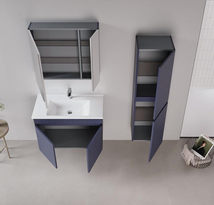 Produktbild Homitis Tivoli 85 Bathroom Cabinet With Sink & Mirror Set (2 Pieces)