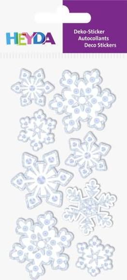 Immagine prodotto Heyda Cristalli di ghiaccio adesivo di Natale